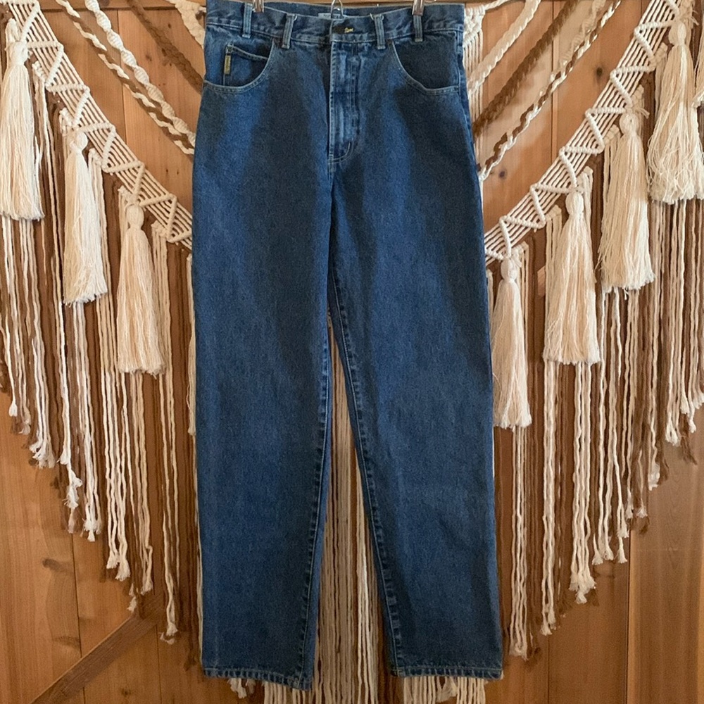 Vintage Armani Eco Stone Blue Denim Jeans Size 32
